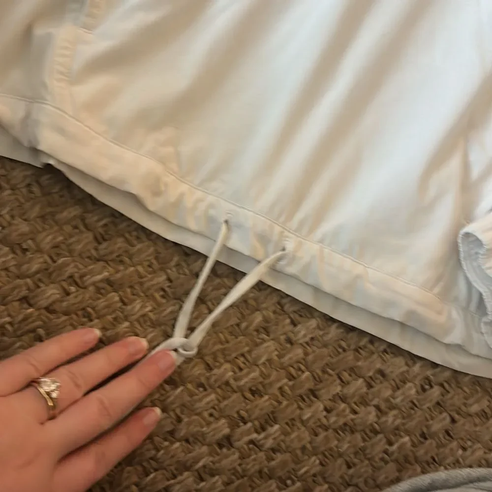 Lululemon white hoodie, size 4.